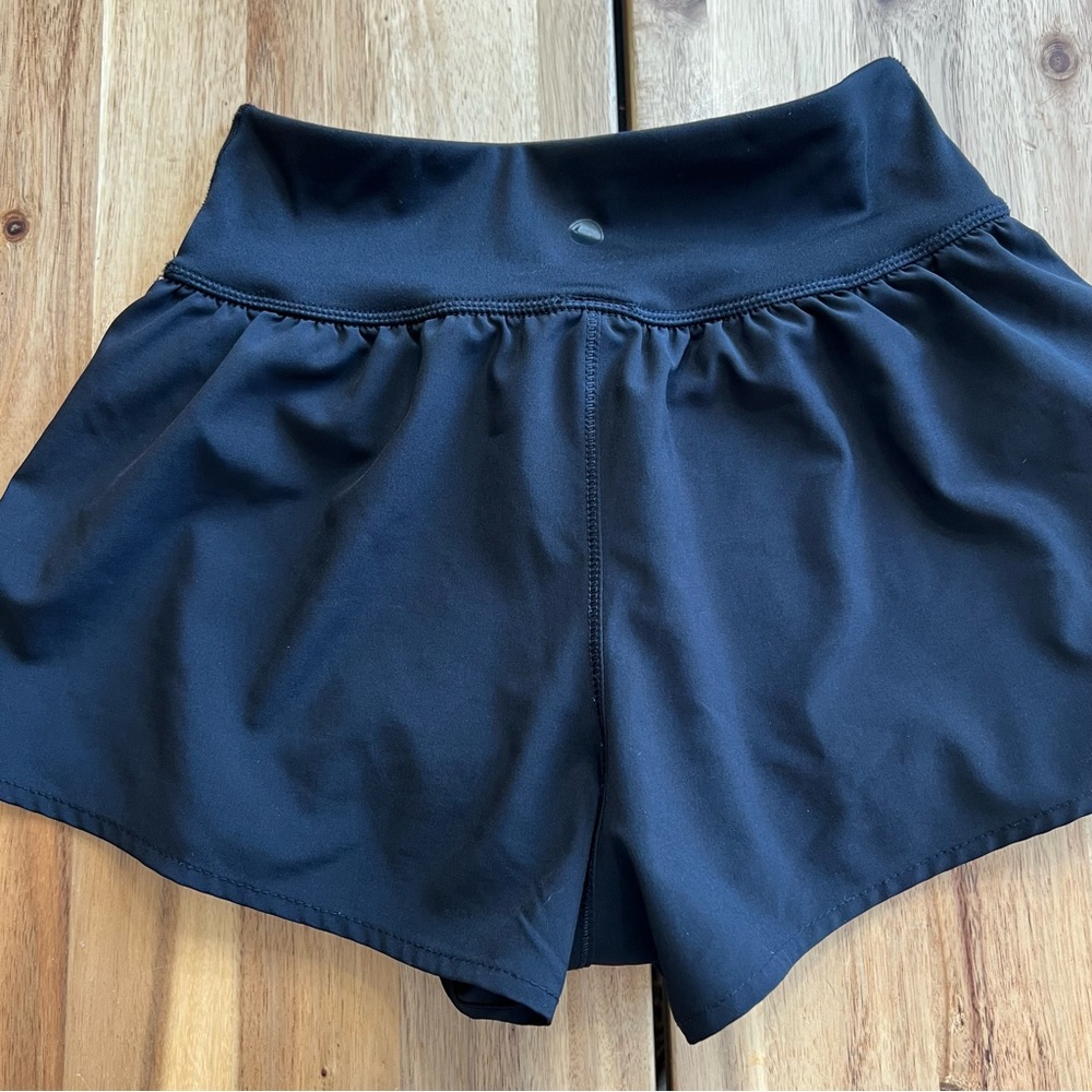 Yogalicious Black Girls' Athletic Skort Shorts - Picture 3 of 4